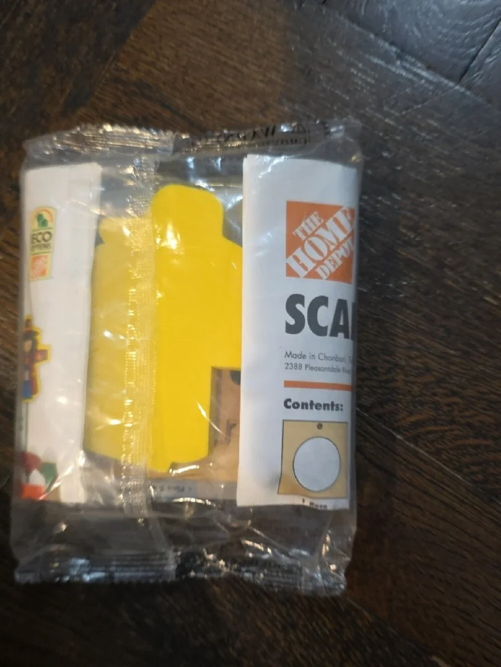 Eco Options Yellow Scarecrow Planter - Home Depot